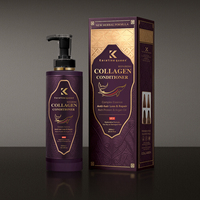 Shampoo au collagène naturel en vente chaude, shampooing nourrissant pour la croissance des cheveux, après-shampooing en crème, prix d'usine