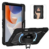 Étui de tablette avec béquille rotative à 360° et sangle de transport portable, protection pour tablette Samsung Galaxy Tab S12 Plus