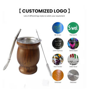 OEM doble pared de acero inoxidable <span class=keywords><strong>Yerba</strong></span> <span class=keywords><strong>Mate</strong></span> Cup Bombilla de paja al vacío en forma de calabaza de diseño para beber América Argentina <span class=keywords><strong>Mate</strong></span> Cup Set - Product Image 5