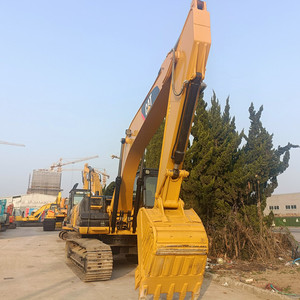 รถขุดดินระบบไฮดรอลิกขนาด20ตันสำหรับ320D2ของหนอนผีเสื้อที่ใช้เครื่องยนต์มือสอง - Product Image 5