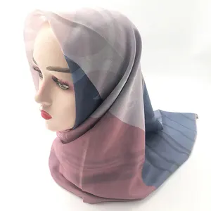 Hijab tudung bawal, hijab estampado tudung, proveedor de Malasia, nuevo diseño