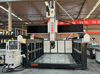 Máquina Router CNC Automática Syntec PLC de 5 Ejes, Alta Rigidez, CA 380V/50HZ, Recorrido de 1500x3000mm para Tallado de Espuma EPS y PVC