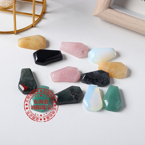 Mini ataúd de diferentes cristales, tallado de cristal Natural, artesanía realista, regalo de Halloween, venta al por mayor - Product Image 5