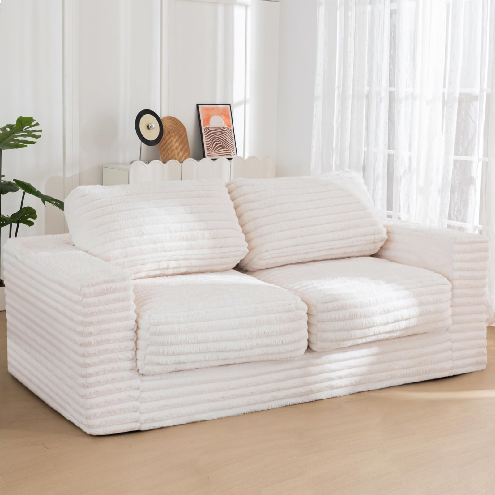 Causeuse Blanc