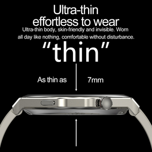นาฬิกาอัจฉริยะ HK05 Ultrathin AMOLED หน้าจอใหญ่ สายหนัง สำหรับทุกเพศ  ออกกำลังกาย ตรวจสุขภาพ ติดตามการนอน รับสายโทรศัพท์ GPS อีเมล - Product Image 5