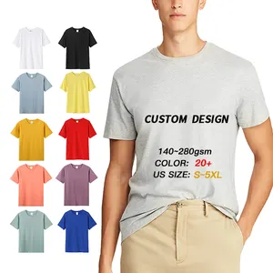 Personal isierte T-Shirt Benutzer definierte Kurzarm-Shirts für Männer Entwerfen Sie Ihr eigenes Bild Text Foto Front Back Print Gießen Hommes Team Tee