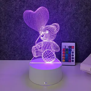 2022 New 3D Lamp Novelty Business sets Wedding Gift Mother's Day Gift Ideas Islamic Gifts