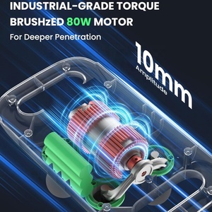 Di alta qualità 4-Head palmare tessuto profondo pieno corpo <span class=keywords><strong>Massage</strong></span> pistola professionale fornitore per piccoli ordini motore Brushless - Product Image 3