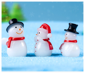 Miniature <span class=keywords><strong>lumineux</strong></span> éclairé foncé artisanat père noël micro <span class=keywords><strong>bonhomme</strong></span> <span class=keywords><strong>de</strong></span> <span class=keywords><strong>neige</strong></span> figurine arbre noël lot décoration fournitures extérieur figure - Product Image 5