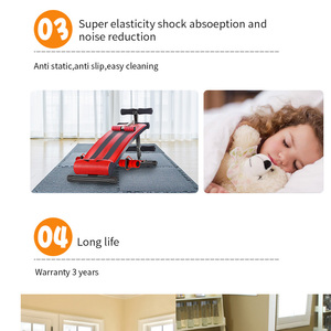 سجادة أرضية EVA Gym Gym 20 Splicing Splicing صالة ألعاب رياضية EPDM بسطح EVA سجادة أرضية ملونة - Product Image 5