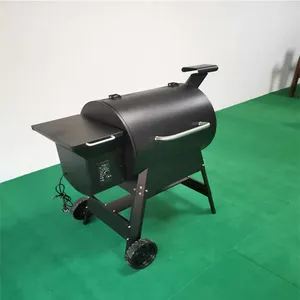 Outdoor Portable Professional Wood Pellet Grills Service Parts Wifi Pid Controller Pro Pellet Smoker Bbq Grill With Meat Probe