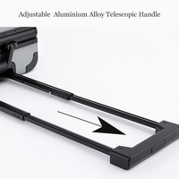 Valise rigide en aluminium de qualité supérieure avec serrure TSA, roues silencieuses pivotantes, grande capacité, bagages de voyage pour les voyages d'affaires