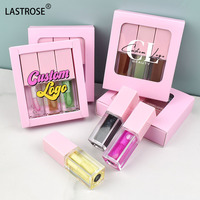Huile Lèvres Hydratante et Repulpeuse Marque Privée 3 en 1 Kit de Soins des Lèvres aux Fruits Brillant à Lèvres à Couleur Changeante