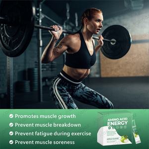 아마즈 개인 라벨 OEM 사전 운동 아미노산 분말 증가 에너지 무게 관리 무료 샘플을 제공 - Product Image 5