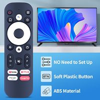 MECOOL télécommande pour MECOOL KM7 Plus Smart TV Box prise en charge 2.4G/5.0G/BT 5.0/AV1 Google TV lecteur multimédia à distance