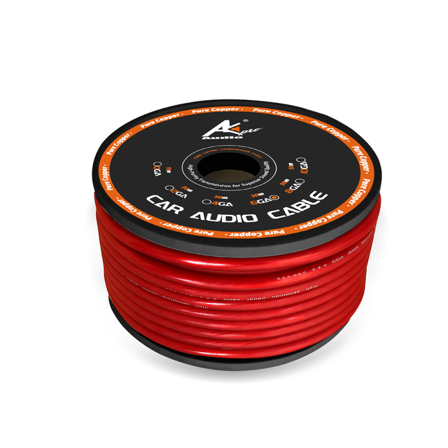 OFC-6GA Pure Copper Power Cord for 6GA Car Audio Amplifier Modification and Car Audio Cable