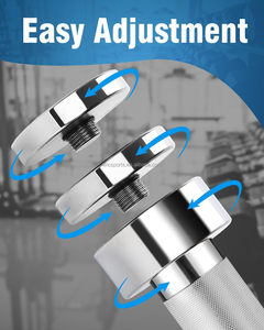 Steel Adjustable Dumbbells <strong>Set</strong> <strong>of</strong> 2/ 3/4/5 kg Hand <strong>Weights</strong> <strong>for</strong> <strong>Women</strong> Men | Non-Slip Foam Handle Free <strong>Weights</strong> <strong>for</strong> Home Gym - Product Image 5