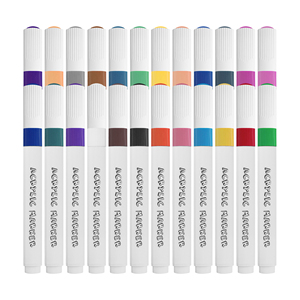 Kit di <span class=keywords><strong>pennarello</strong></span> acrilico all'ingrosso, Set di pennarelli in acrilico 24 colori funziona <span class=keywords><strong>su</strong></span> <span class=keywords><strong>tessuto</strong></span>, vetro, metallo e legno - Product Image 6