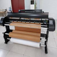 Traceur de découpe vertical à jet d'encre 1900 mm, traceur de motifs CAO HP45 à double cartouche avec nettoyage automatique pour la création de patrons de vêtements