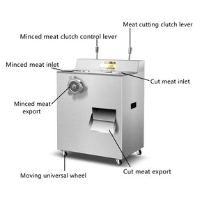 Máquina Comercial Multifuncional Eléctrica para Cortar, Moler y Rellenar Salchichas, Máquina Procesadora <span class=keywords><strong>de</strong></span> <span class=keywords><strong>Carne</strong></span> - Product Image 5