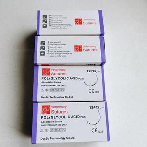 Nhà Máy Bán buôn thú y dụng cụ phẫu thuật PGA pdo <span class=keywords><strong>polydioxanone</strong></span>/polyglycolic axit khâu với kim - Product Image 2