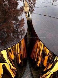 Luxury Boca Do Lobo Style <b>Dining</b> <b>Table</b> Modern Handmade Solid Wood Marble <b>Top</b> Designer <b>Dining</b> <b>Table</b> - Product Image 3