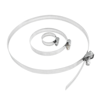 Collier de serrage métrique en acier inoxydable de précision 201/304/316 pour connexion