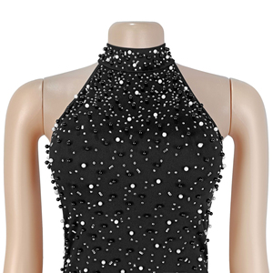 Vestido sexy con abertura y lentejuelas para mujer, moda europea y americana - Product Image 6