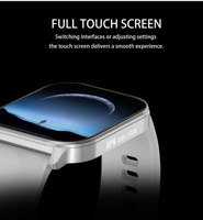Montre connectée pour personnes âgées, idéale pour maisons de retraite, design carré, pour patients atteints d'Alzheimer, prévention des pertes, suivi 4G, données de santé