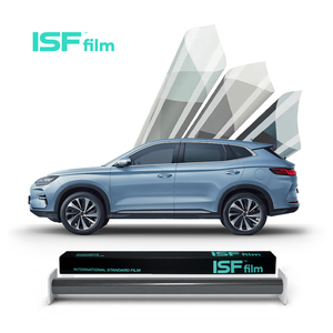 <span class=keywords><strong>Film</strong></span> teinté pour vitres de voiture ISF 22VLT 93% IRR <span class=keywords><strong>anti</strong></span>-<span class=keywords><strong>chaleur</strong></span> PET 1,52*30M, blocage du soleil avec isolation thermique, fabriqué par pulvérisation magnétique - Product Image 1