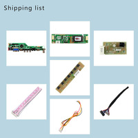 Placa de controlador Lcd Lvds Tv placa de circuito Vga Av Usb Universal Tv placa base para 15 pulgadas 1024X768 pantalla Lcd Flexible
