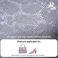 Cuir synthétique PU respirant de haute qualité, bicolore, effet brume douce, paillettes fines métalliques, motif serpent, pour chaussures et sacs à main pour femmes
