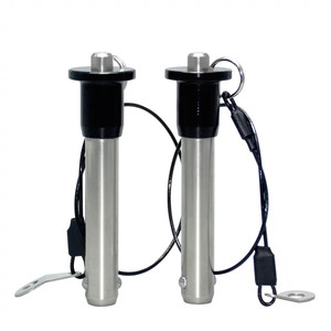 Goupilles de verrouillage à billes de vente chaude poignée en aluminium corps en acier inoxydable réseau de fils goupille à dégagement rapide goupille de verrouillage à billes - Product Image 1
