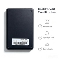 Boîtier SSD/HDD 2,5 pouces, double baie Type-C, portable, pour Smart TV et rendu 3D, en plastique ABS, Plug and Play