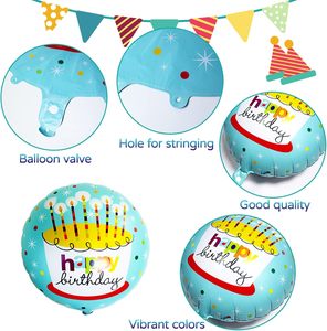 Globo de Helio de 18 Pulgadas con Diseño de Feliz Cumpleaños, Impreso en 6 Colores, Ecológico, para Decoraciones de Fiestas Infantiles - Product Image 5