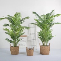 160cm Großhandel Hawaii Palm Bonsai Pflanzen hochwertige künstliche Palme mit Natur baumrinde