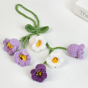 AYOYO délié fleur produit fini fête <span class=keywords><strong>des</strong></span> mères <span class=keywords><strong>cadeau</strong></span> 2025 cloche orchidée bricolage à la main tissage pendentif porte-clés - Product Image 5