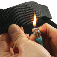 Sangle en tissu aramide 100 % Kevlar, plate, anti-humidité, largeur 100 mm, épaisseur 25 mm, ignifuge, couleur personnalisée, tressée