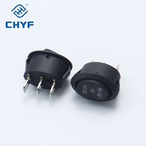 Sakelar Rocker Tahan Air CHYF 20A 250VAC dengan Lampu LED Merah 3Pin SPST ON/OFF untuk Mobil & Kapal Model KCD1 - Product Image 5