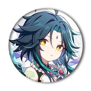 Insignias de hojalata de anime y dibujos animados de <span class=keywords><strong>Genshin</strong></span> Impact, broches, pines de solapa con acabado mate, colgantes para bolso - Product Image 4