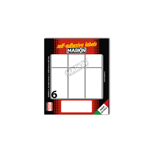 Caja de 150 blísteres, blíster de 25 unidades, blíster de 10 hojas, tamaño 152 mm x 125 mm, etiquetas adhesivas de papel permanente blanco - Product Image 4