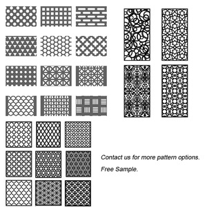 Écran de clôture métallique en aluminium personnalisé pour couper le jardin domestique Panneau en aluminium découpé au laser Écran de confidentialité - Product Image 4