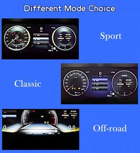 12.3 ''Andriod ảo LCD màn hình cảm ứng cụ cụm được xây dựng trong không dây Carplay cho Mercedes Benz C w204 C180 C200 C220 - Product Image 5