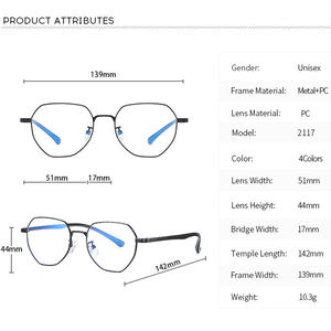 Nuovi Occhiali alla Moda per Studenti, Montatura Ottica per Ragazzi e Ragazze per la Lettura - Product Image 5
