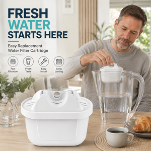 Cartucho de Repuesto para Filtro de Agua Doméstico, Libre de BPA, con Carbón Activado, para Agua Potable - Product Image 1