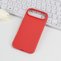 Coque de téléphone écologique biodégradable en paille de blé pour iPhone 17 Air 16E 15 14 Plus 13 12 11 Pro Max Mini, fine, souple, en TPU mat
