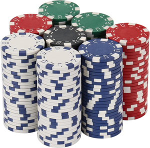 Jetons de poker personnalisés avec design couronne et noyau en fer - Jetons de jeu de casino personnalisés et cadeaux promotionnels - Product Image 1
