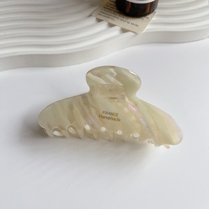 BELLEWORLD France griffes de cheveux de grande taille haut de gamme en acétate de cellulose de tortue pinces à cheveux faites à la main - Product Image 4
