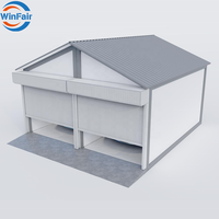 WinFair – Excellent rapport qualité-prix – Conteneur mobile modulaire chinois détachable de 20 pieds – Mini-maison, garage avec couleur personnalisée – À vendre