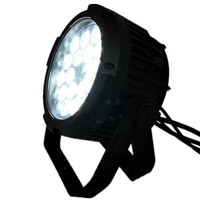 Projecteur led imperméable rgbwa uv 18w 6 en 1 18 pièces, plate ip65, éclairage à domicile pour l'extérieur silencieux